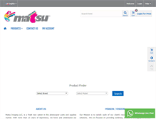 Tablet Screenshot of matsullc.com